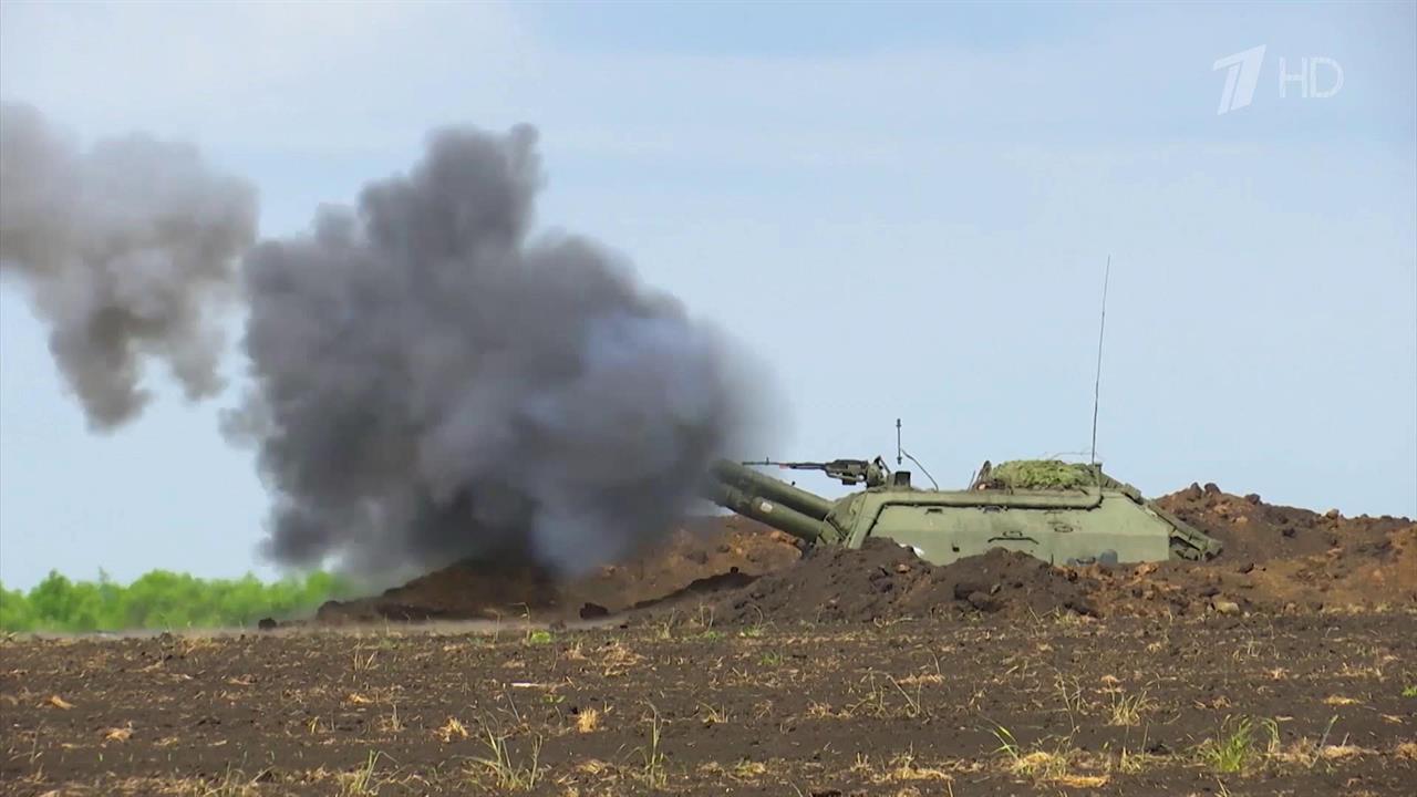 Российские бойцы в зоне проведения СВО освободили населенные пункты Марьино и Новооленовка