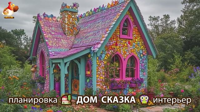 Сказочный дом мечты – 3D идея для вдохновения с планировкой и интерьером 🏡🏚️🏠 вариант (137)