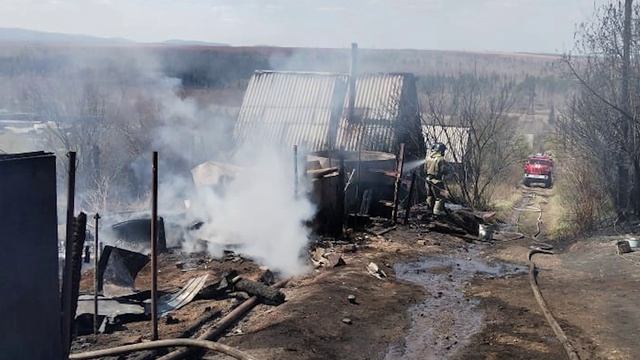 Пожар в СНТ на Моргудоне: вновь человеческий фактор