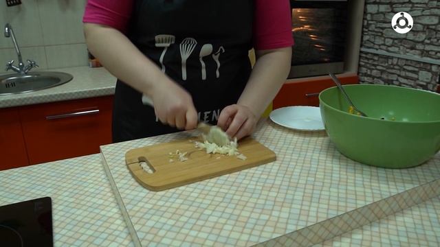 Утреннее меню. Готовим "Сытный салат с нутом".