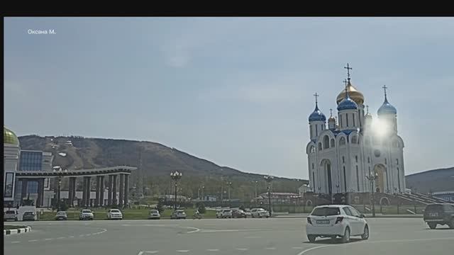 Едем по Южно-Сахалинску. Проспект Победы, улица Горького.mp4