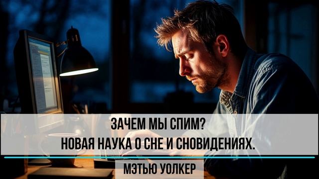 Мой пересказ книги "Зачем мы спим? Новая наука о сне и сновидениях"