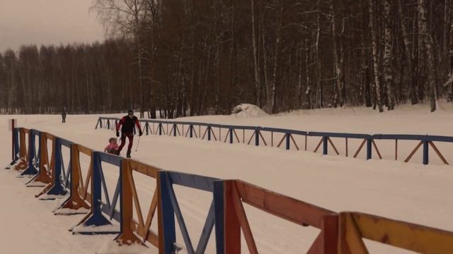 Лыжная тренировка с отягощением