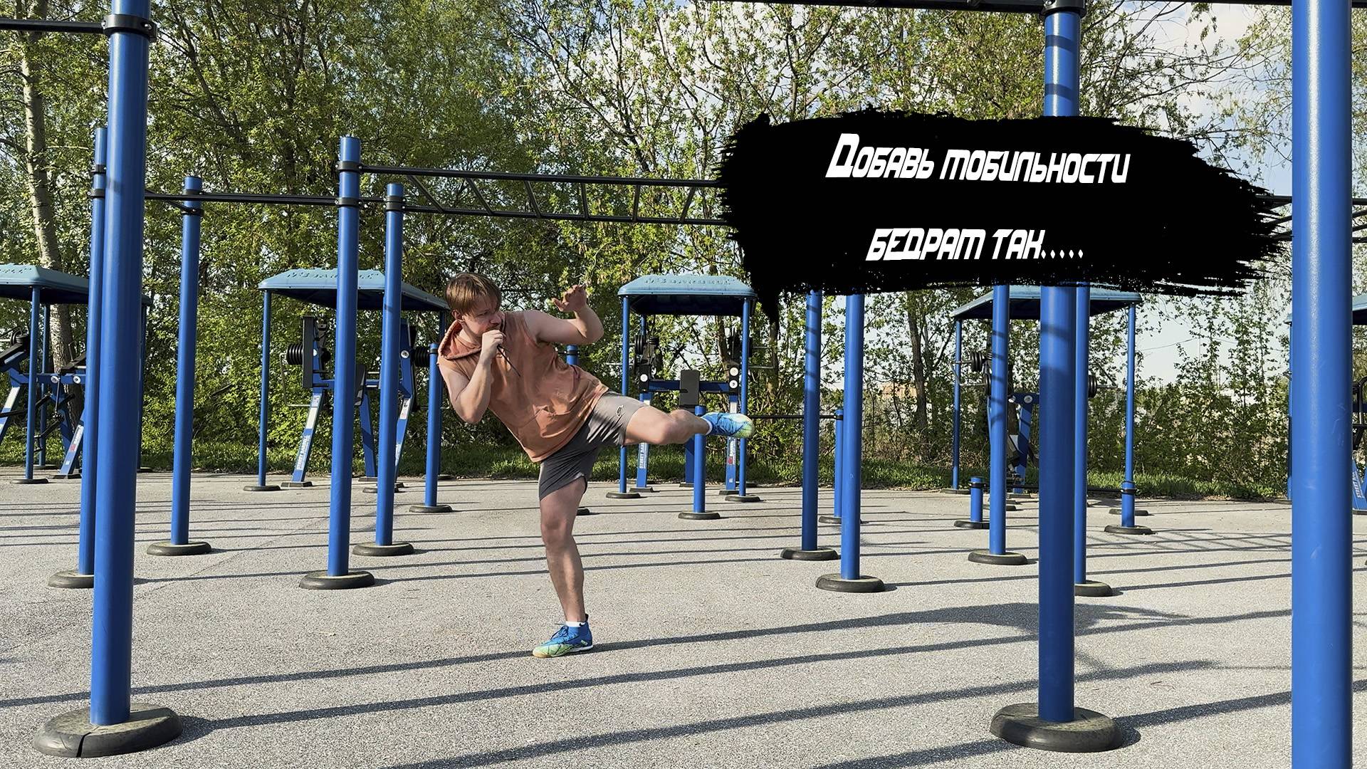 Боковой удар ногой или Сайд кик