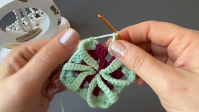 Узнайте Как Сделать Уникальный Мотив Крючком Из Пряжи