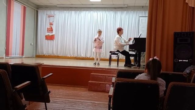 выступаю на экзамене.
