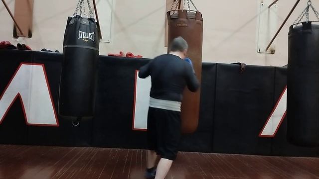 работа на мешке, работа на ногах