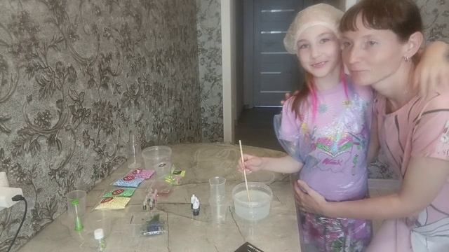 Сделала себе слайм