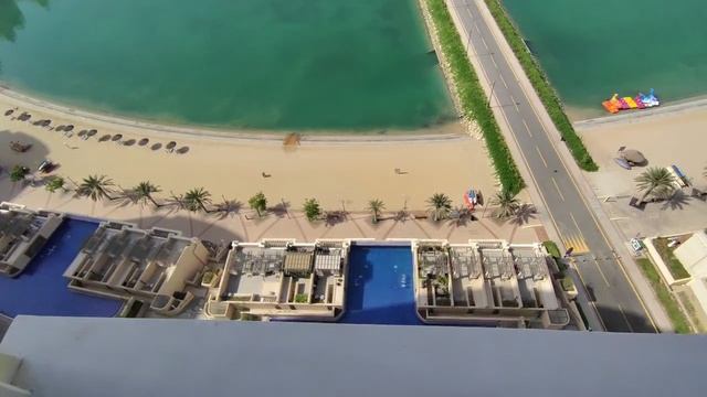 Viva Bahriya Qatar Doha Вива Бахрия Катар Доха 2025 май вид с балкона остров Жемчужина Катара.люблю