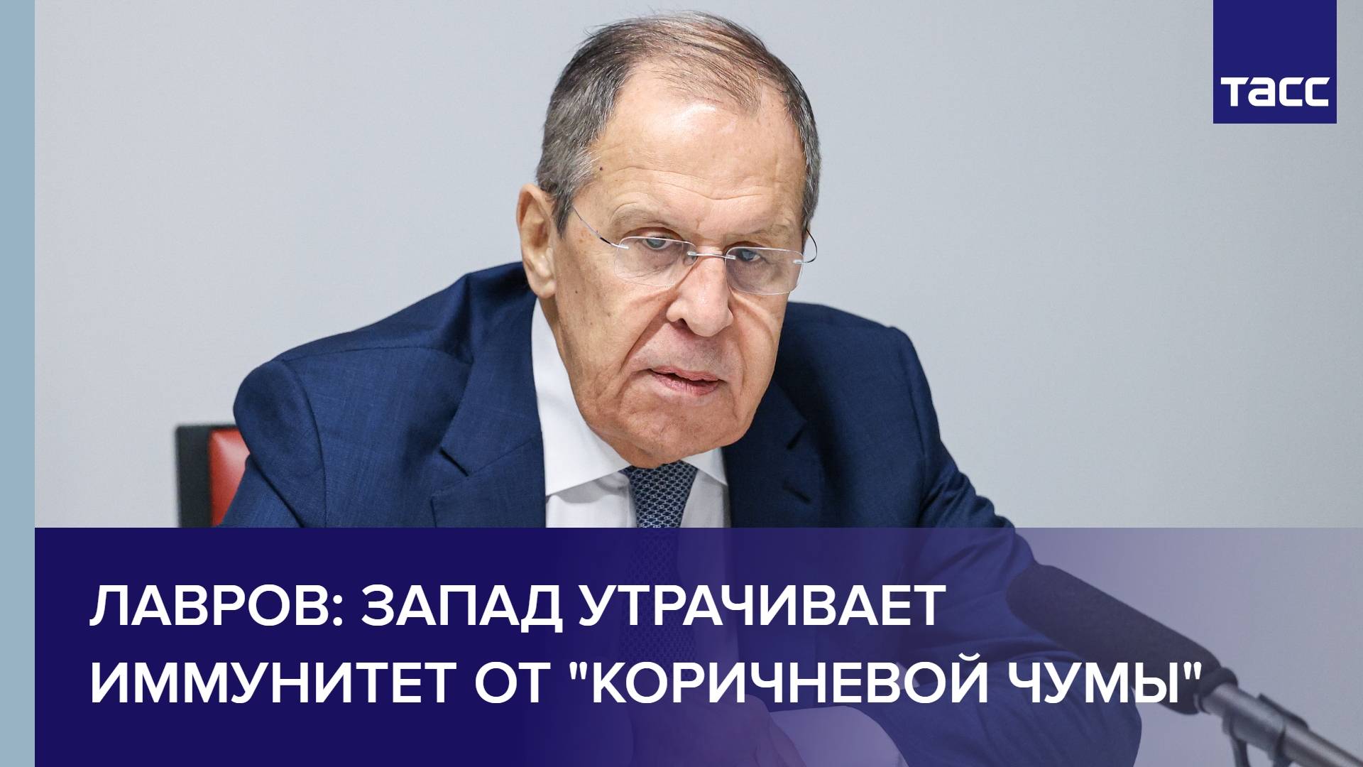 Лавров: Запад утрачивает иммунитет от "коричневой чумы"