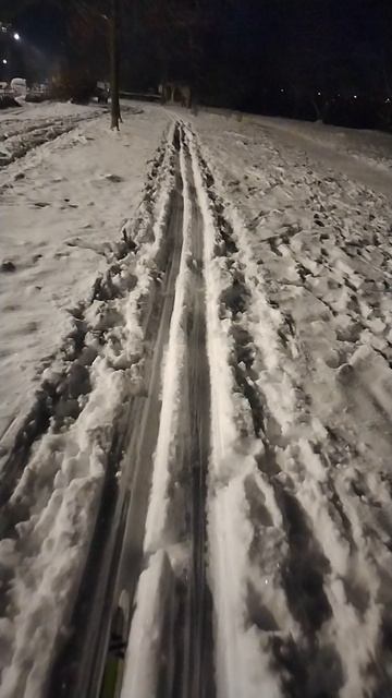 Вечерняя лыжная прогулка, 18 декабря 2024.