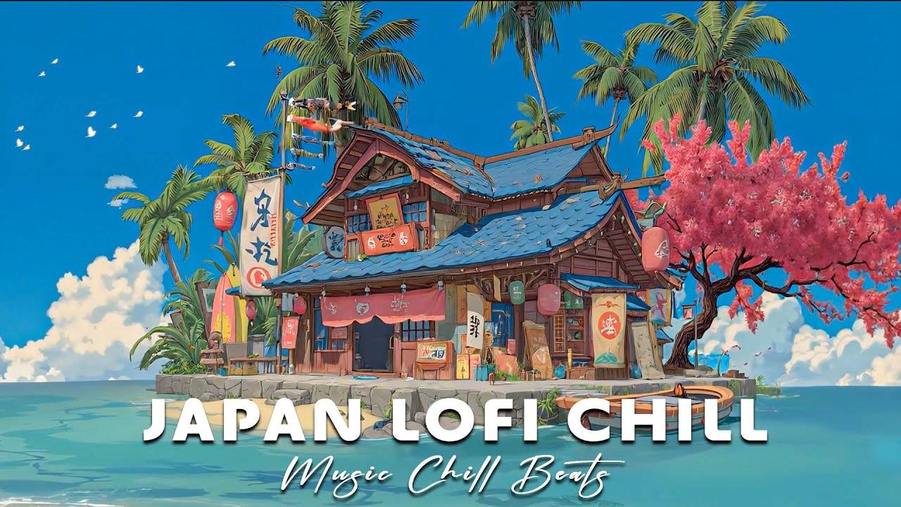 Waves and Lo-Fi Beats 🌊 Calm Japanese Coast Soundscape for Focus & Rest, Sea of Japan Lofi Chill