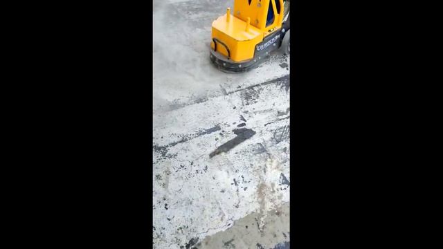 Шлифовка плоской кровли.