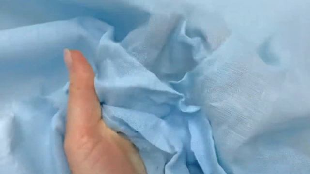 Батист цв.Голубой, ш.1.48м, хлопок-100%, 60гр/м.кв Артикул 22777