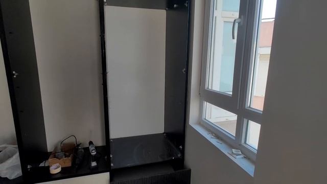 Легкий ремонт встроенного шкафа в квартире 3+1 в Кепезе