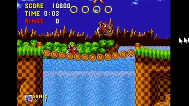 Видео обзор игры Sonic.