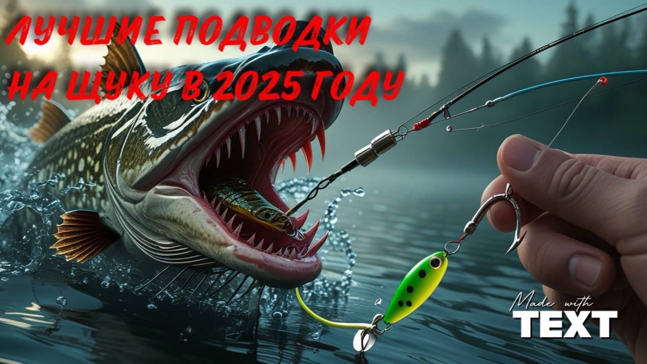 Лучшие подводки на щуку в 2025 году, проверенных рыбаками!