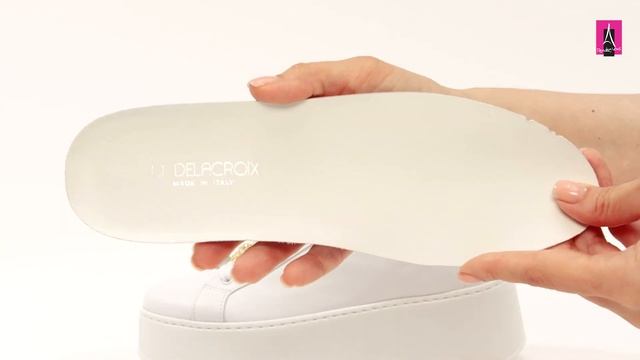 3991318 Видеообзор I Женские кеды J.J.DELACROIX QUEEN BIANCO