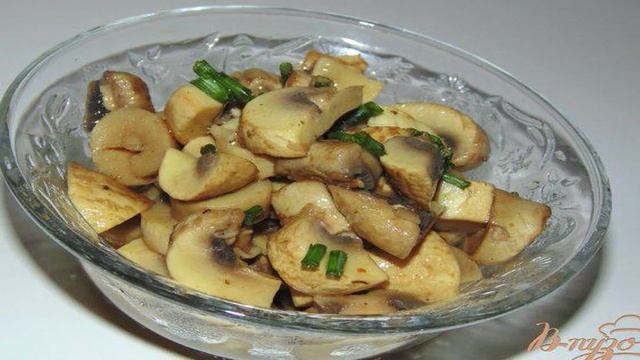 Маринованные шампиньоны по-корейски