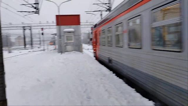 Электропоезд Лыжная Стрела ЭТ2М-136 Сообщением Шапки-Са