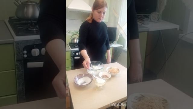 Десерт с творогом.