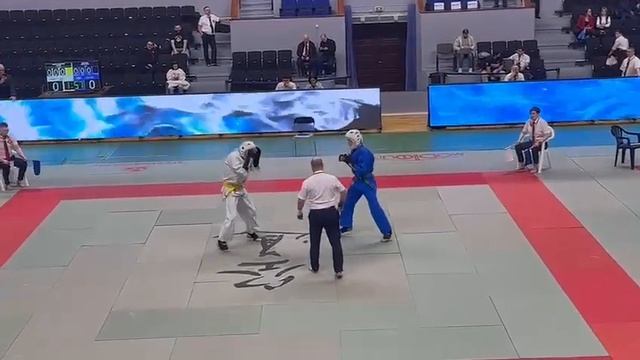 1 бой. на Первенстве России по КУДО 1.12.2024. в категории 12-