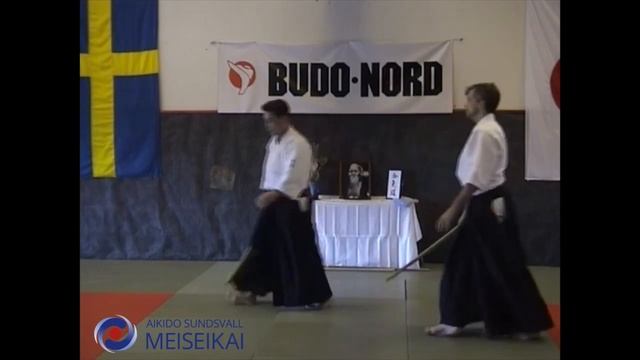 21 Aikido Ken Tai Ken Shomen Uchi Uchikaiten Sankyo Shishiya Sensei Sundsvall, 2002