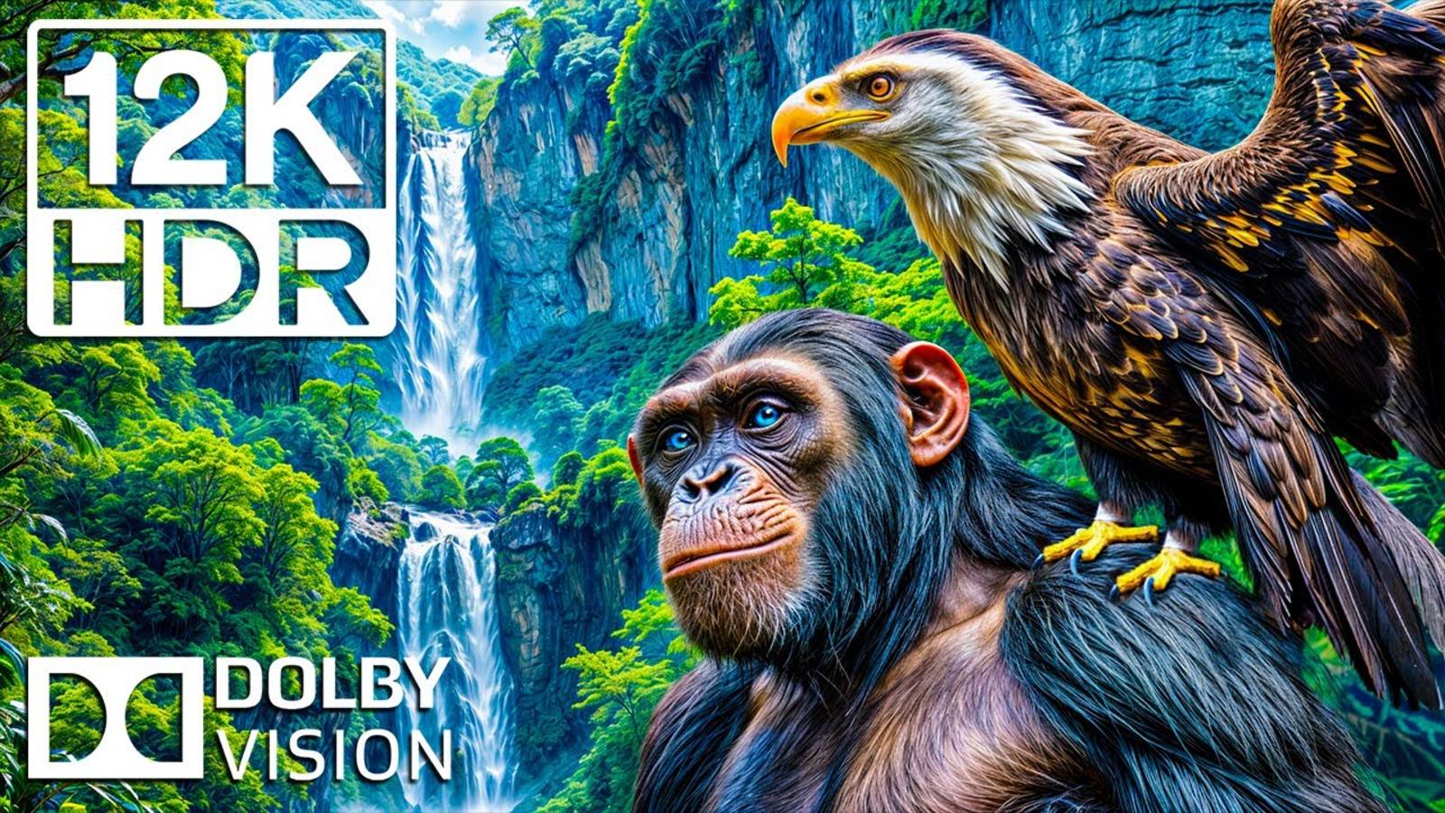 Лучшие из животных в формате Dolby Vision 12K ULTRA HD HDR 120 кадров в секунду