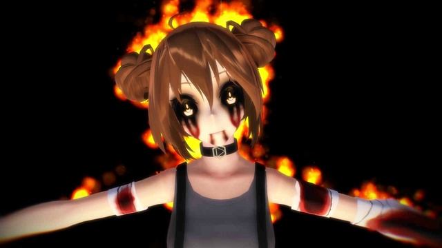 (MMD)► Посмотри, я вся горю►