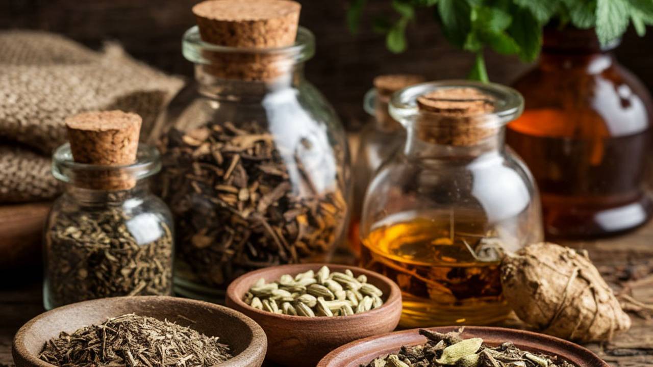 Плоды и травы для укрепления иммунитета.