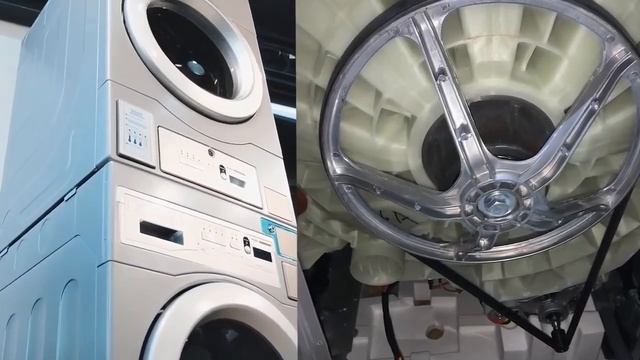 Профессиональная стирально-сушильная машина (колонна) Haier HCW12C + HCD12C