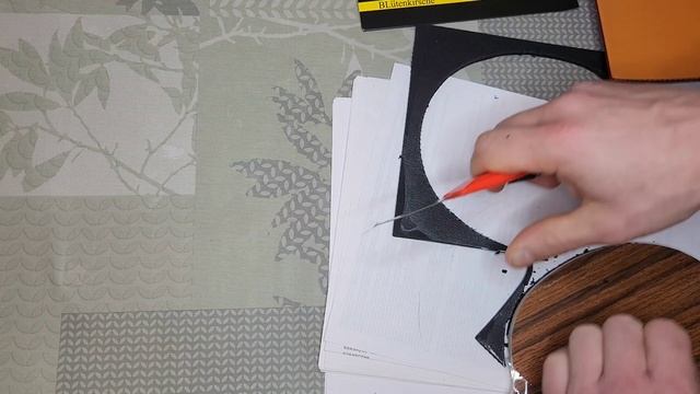 Сборка ракетки для настольного тенниса