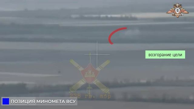 Уничтожение миномета ВСУ