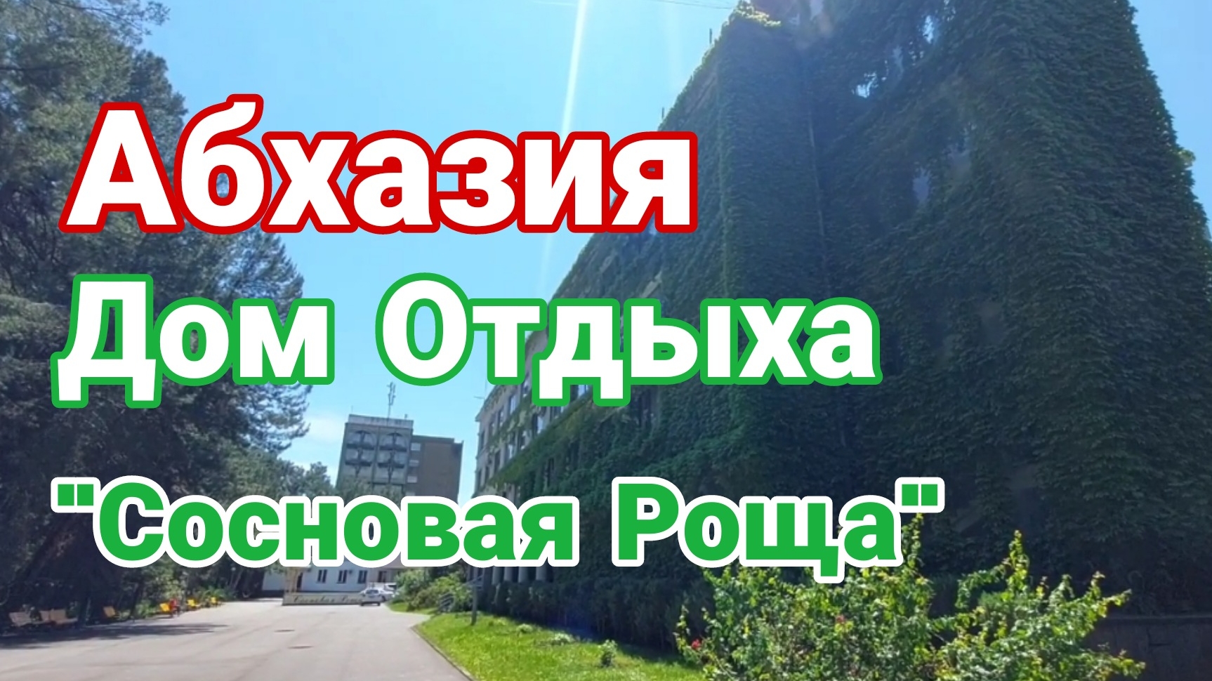 Абхазия, Дом Отдыха "Сосновая Роща"