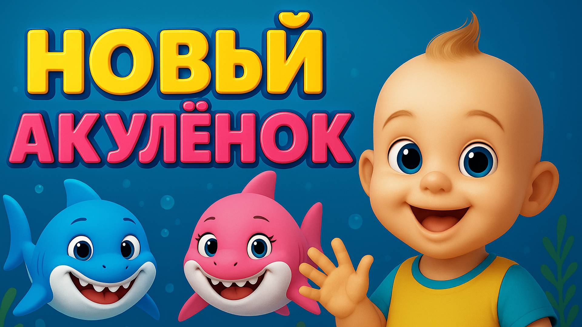 НОВЫЙ АКУЛЁНОК  | Весёлый танец всей семьи в океанариуме!