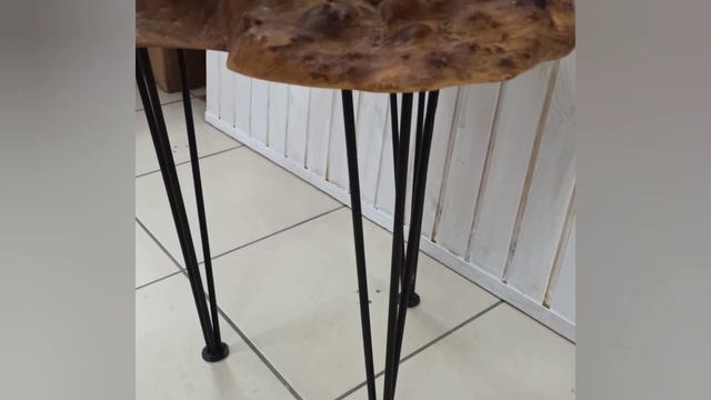 Стол из слэба карагача