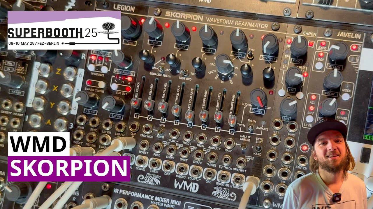 WMD Skorpion: 8 Stage Wavefolder with Modulation for Eurorack | Superbooth 2025