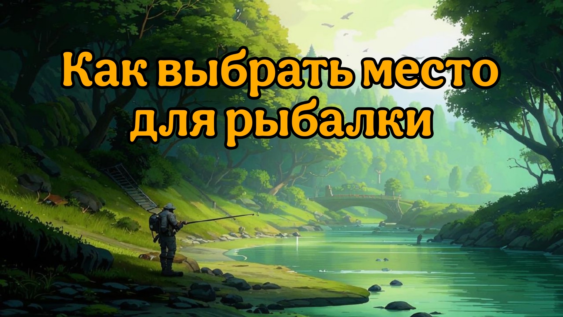 Рыбалка. Как выбрать правельное место.