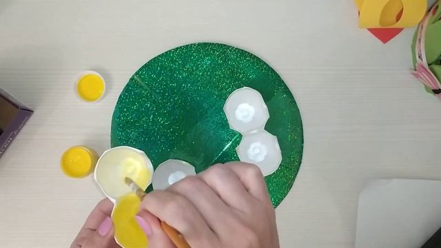 Пасхальная подставка для яиц своими руками. #пасха