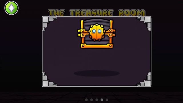 Получил золотой ключик и открыл сундук в geometry dash
