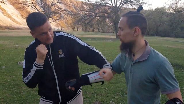 Street boxing, Panantucan, Elbow destruction/ Уличный бой, удары локтями, р?
