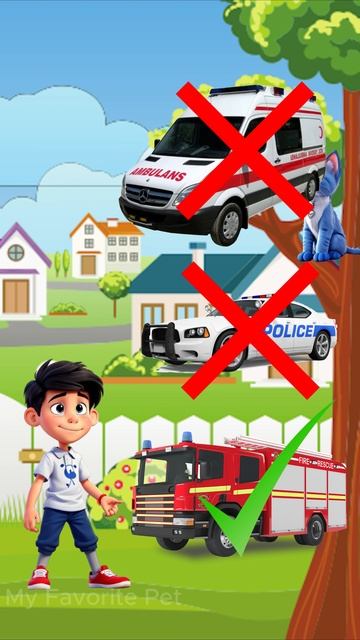wICFyLLd7xg - Cats and Firefighters. #shorts #cartoon #shortsfeed #trending #viral #trendingshorts #
