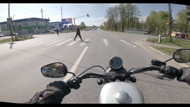 Harley-Davidson Sportster XL1200N Прохват Москва - Таруса Часть 2