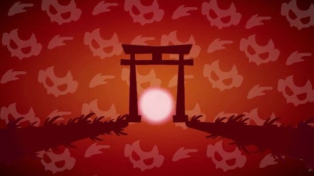 Фон Бравл Старс с Масками. Background Brawl Stars Clan Ayakashi.
