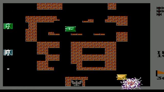 Battle City by Spirit of Thunder (Battle City Hack) (NES, 1985) Уровень 36