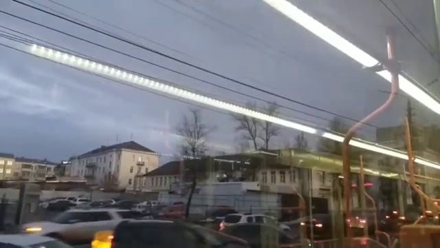 Поездка по трамвайному маршруту 14 (борт.номер 21)