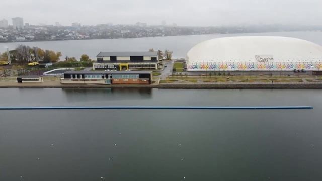 #15.Чернавская Дамба: спортивный парк на воде в Воронеже  Подвесной мост| Обзорная беседка у "моря"