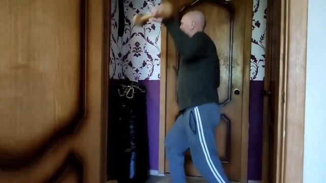 Бой с тенью. Два ножа. Нож и булава. В.Н. Крючков.