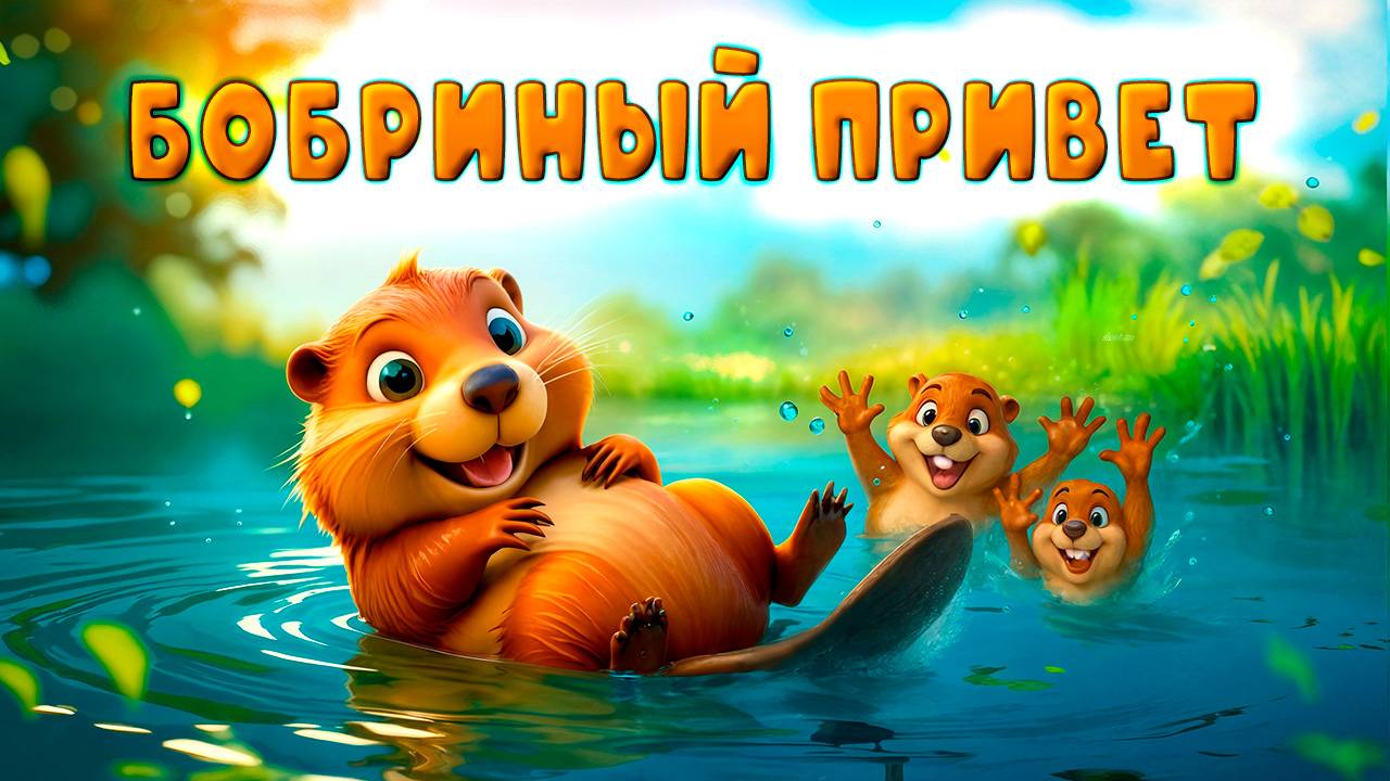 Бобриный привет | Весёлая песенка про бобров 🦫 | Наталия Лансере