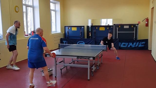 Дима топспин слева по подрезке